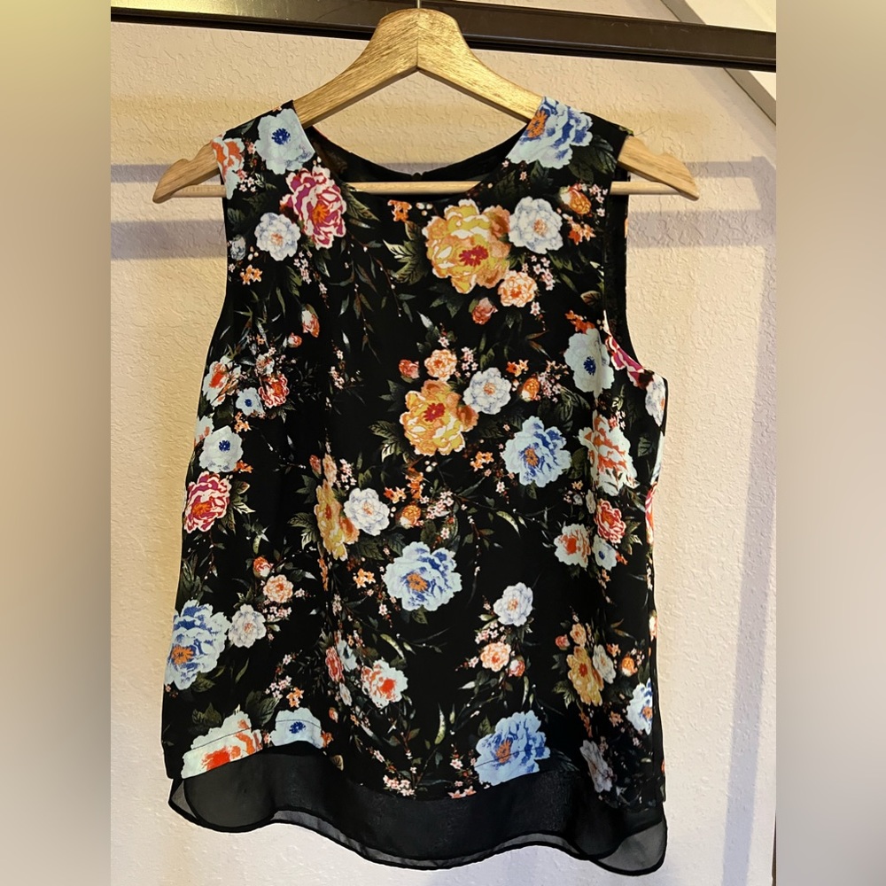Floral Rose & Oliver Tank
